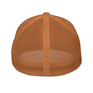 Closed-back trucker cap 3d puff logo