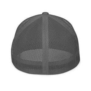 Closed-back trucker cap 3d puff logo