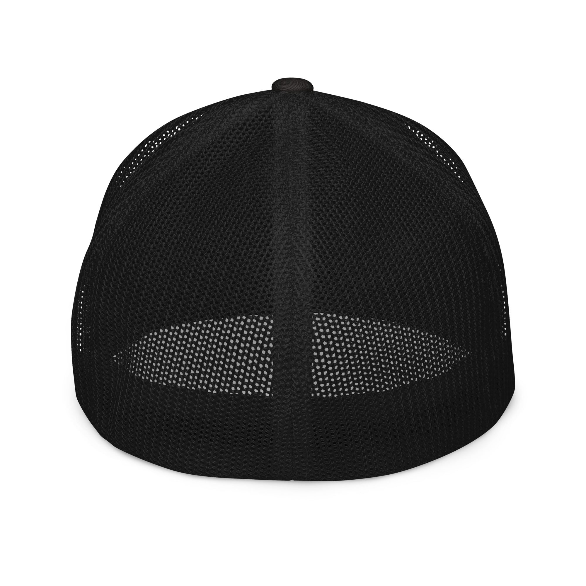 Closed-back trucker cap 3d puff logo