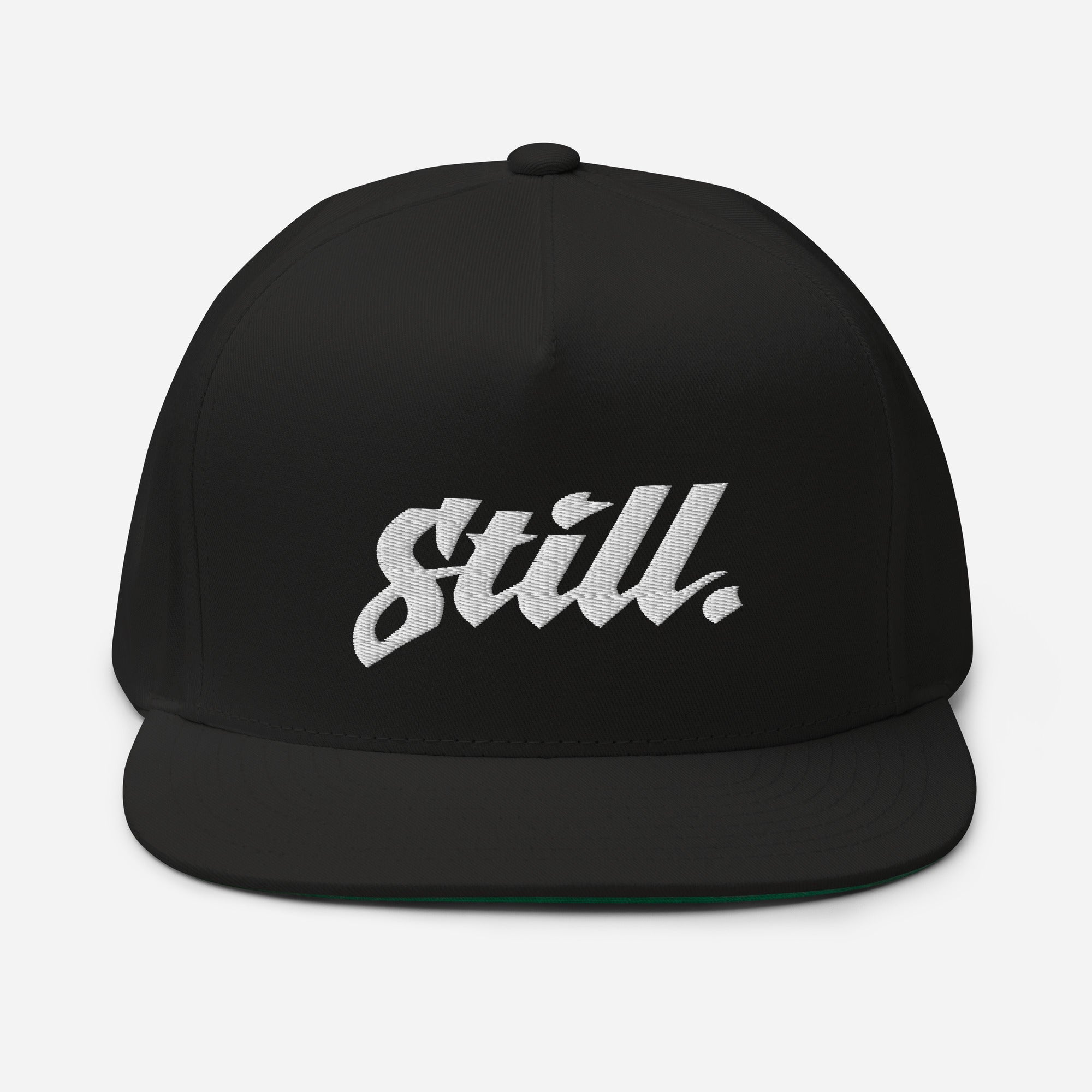 Flat Bill Cap 3d puff logo