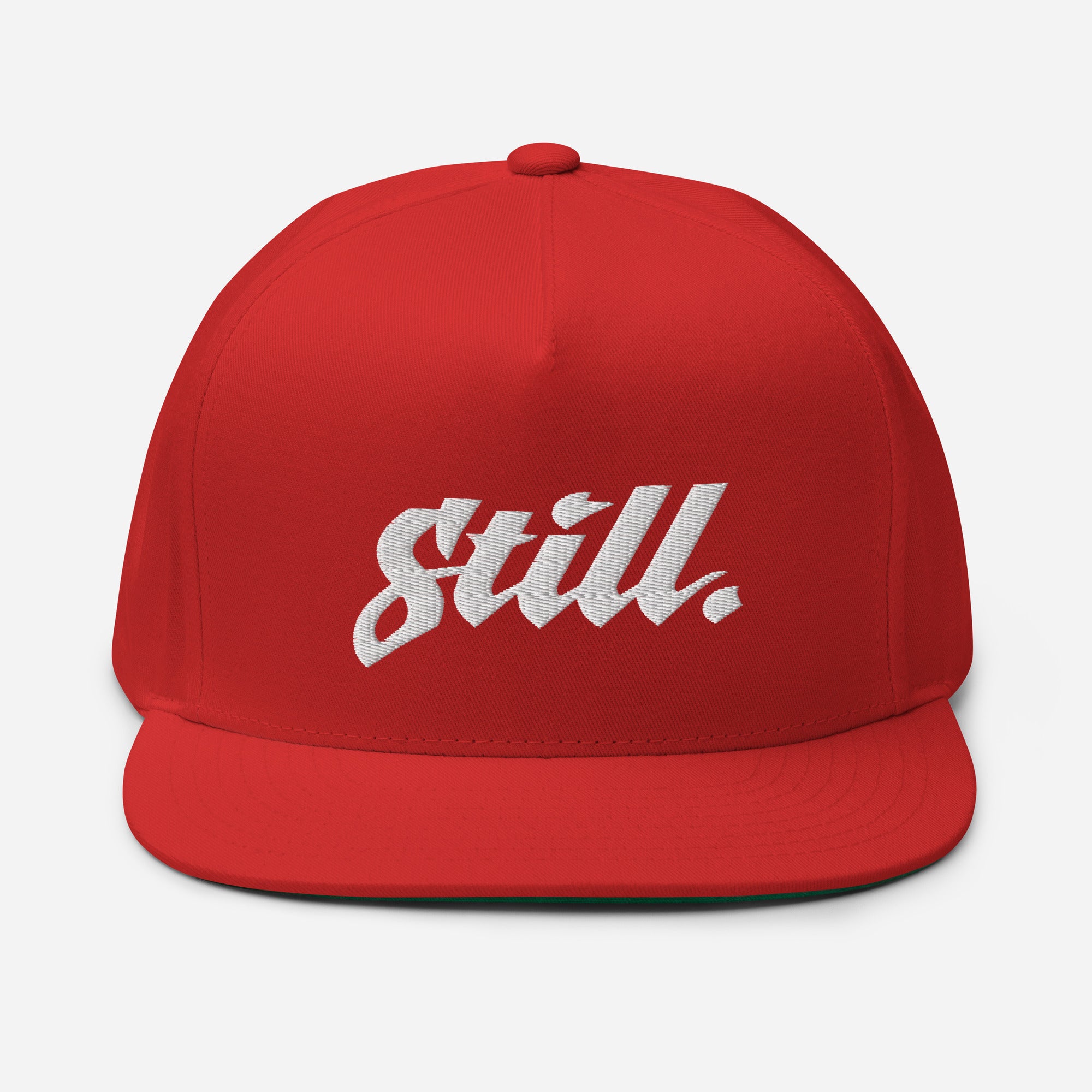 Flat Bill Cap 3d puff logo