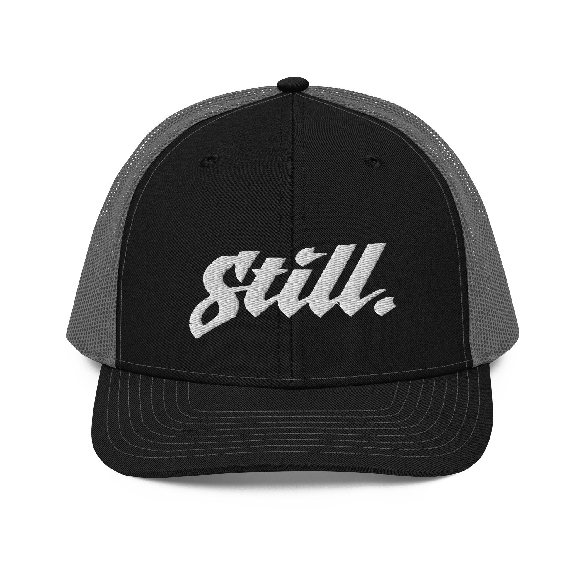 Still logo Trucker Cap 3d puff embroidery