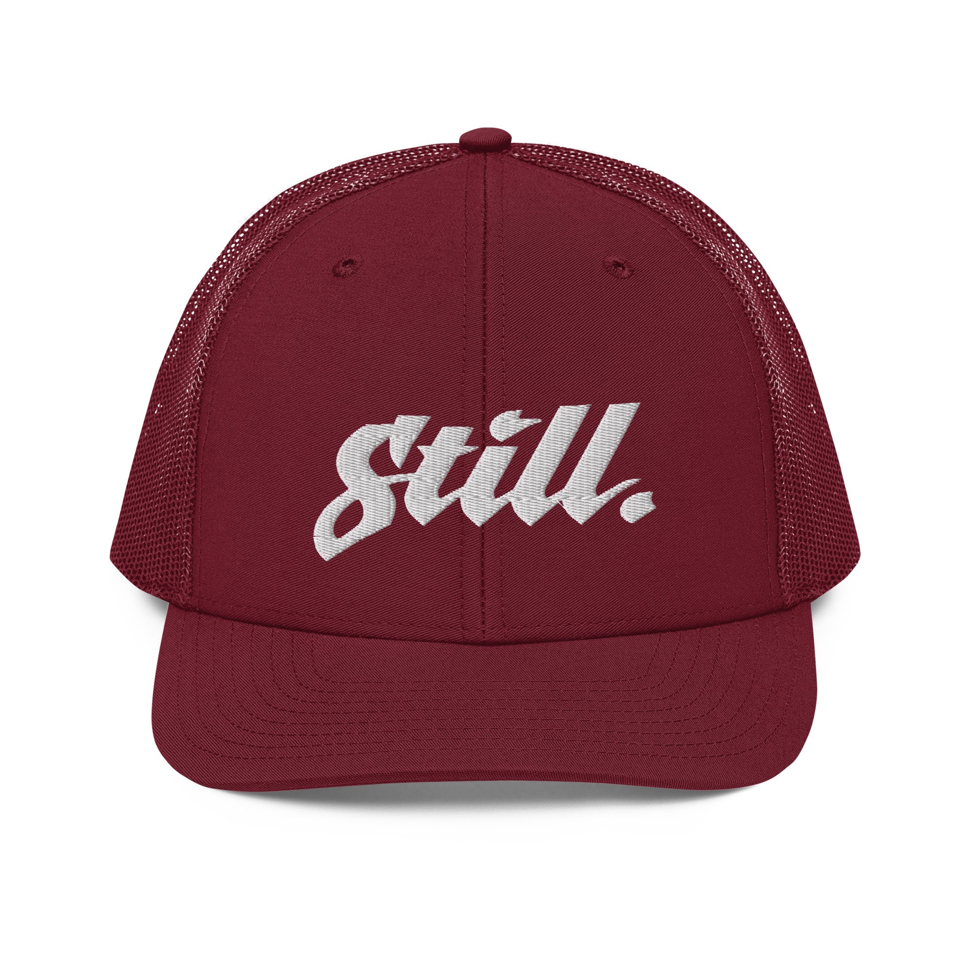 Still logo Trucker Cap 3d puff embroidery