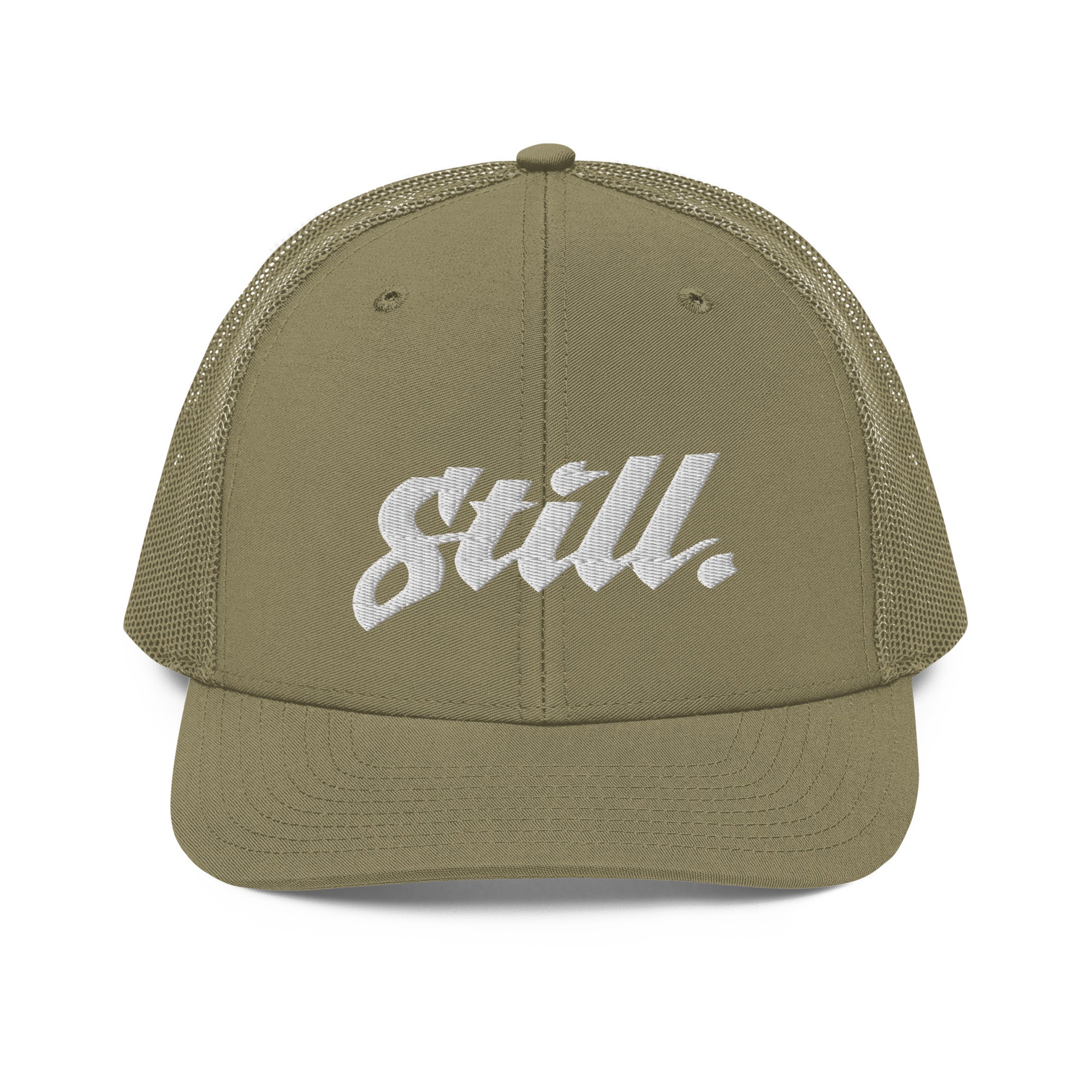 Still logo Trucker Cap 3d puff embroidery