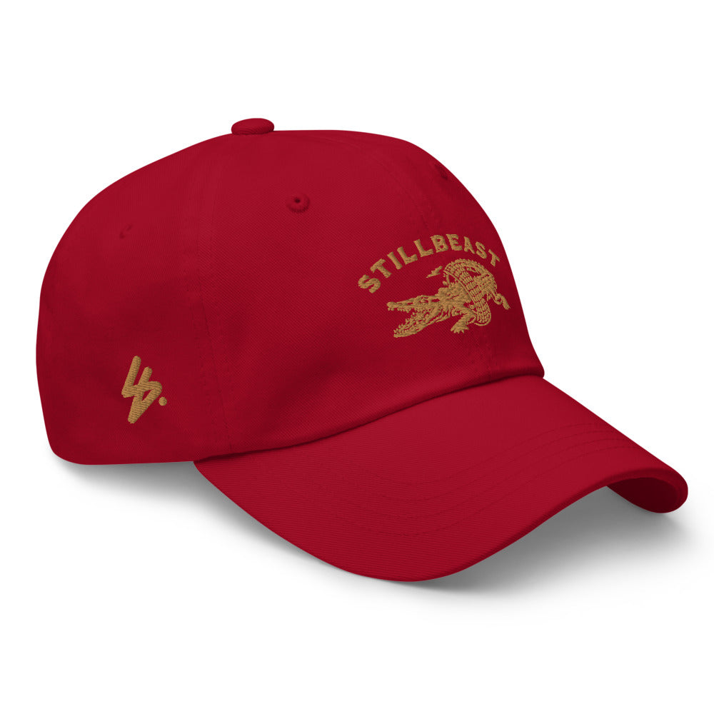 Gold Croc Dad hat