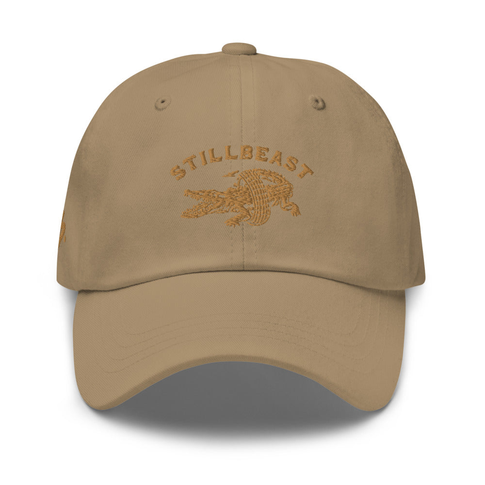 Gold Croc Dad hat