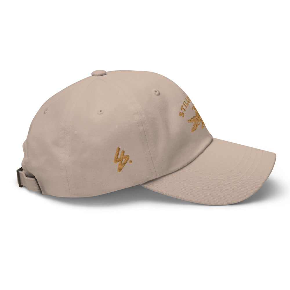 Gold Croc Dad hat