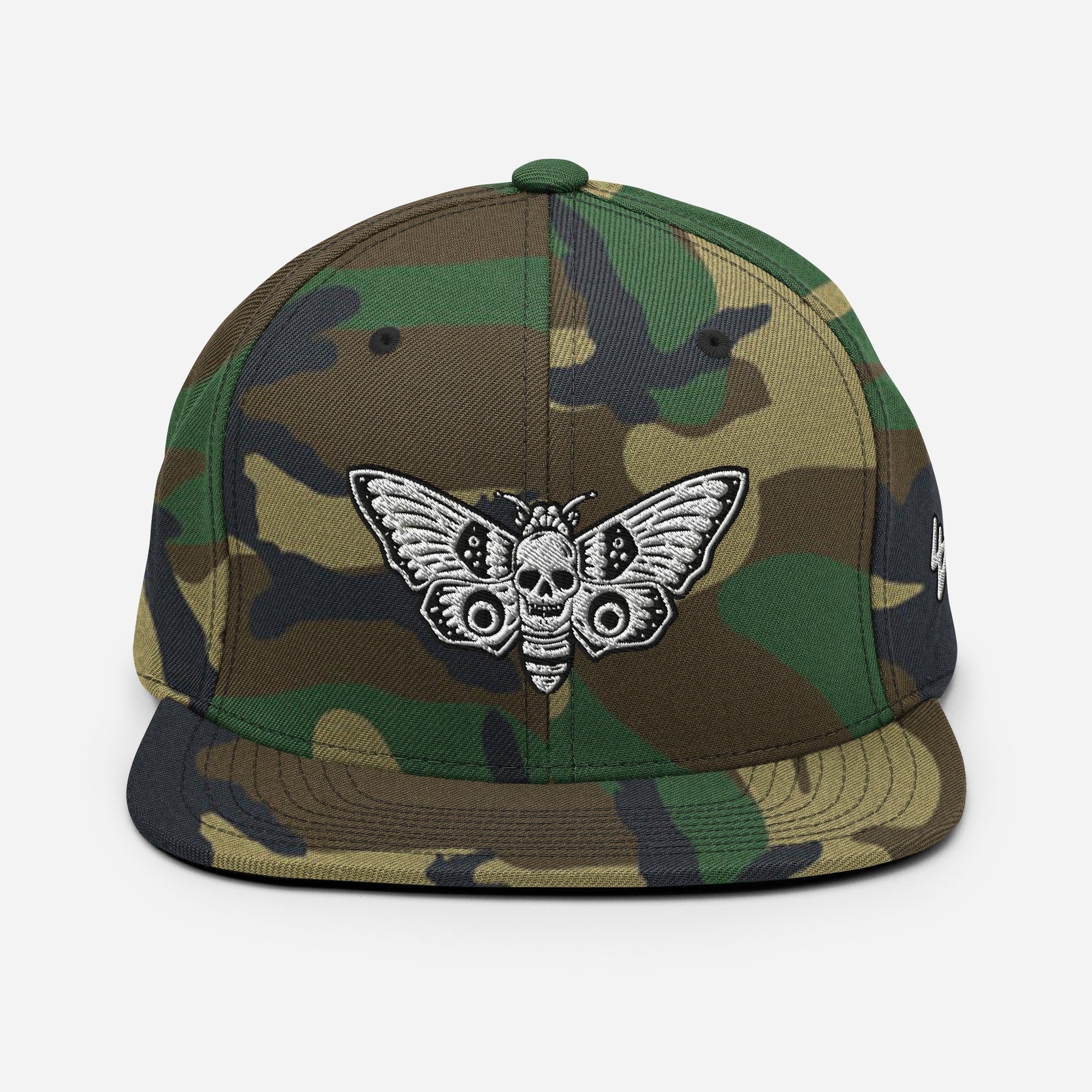 Skull butterfly Snapback Hat