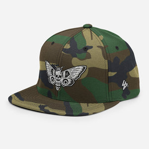 Skull butterfly Snapback Hat