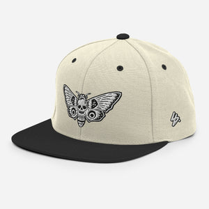 Skull butterfly Snapback Hat