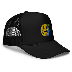 Happy face Foam trucker hat