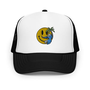 Happy face Foam trucker hat