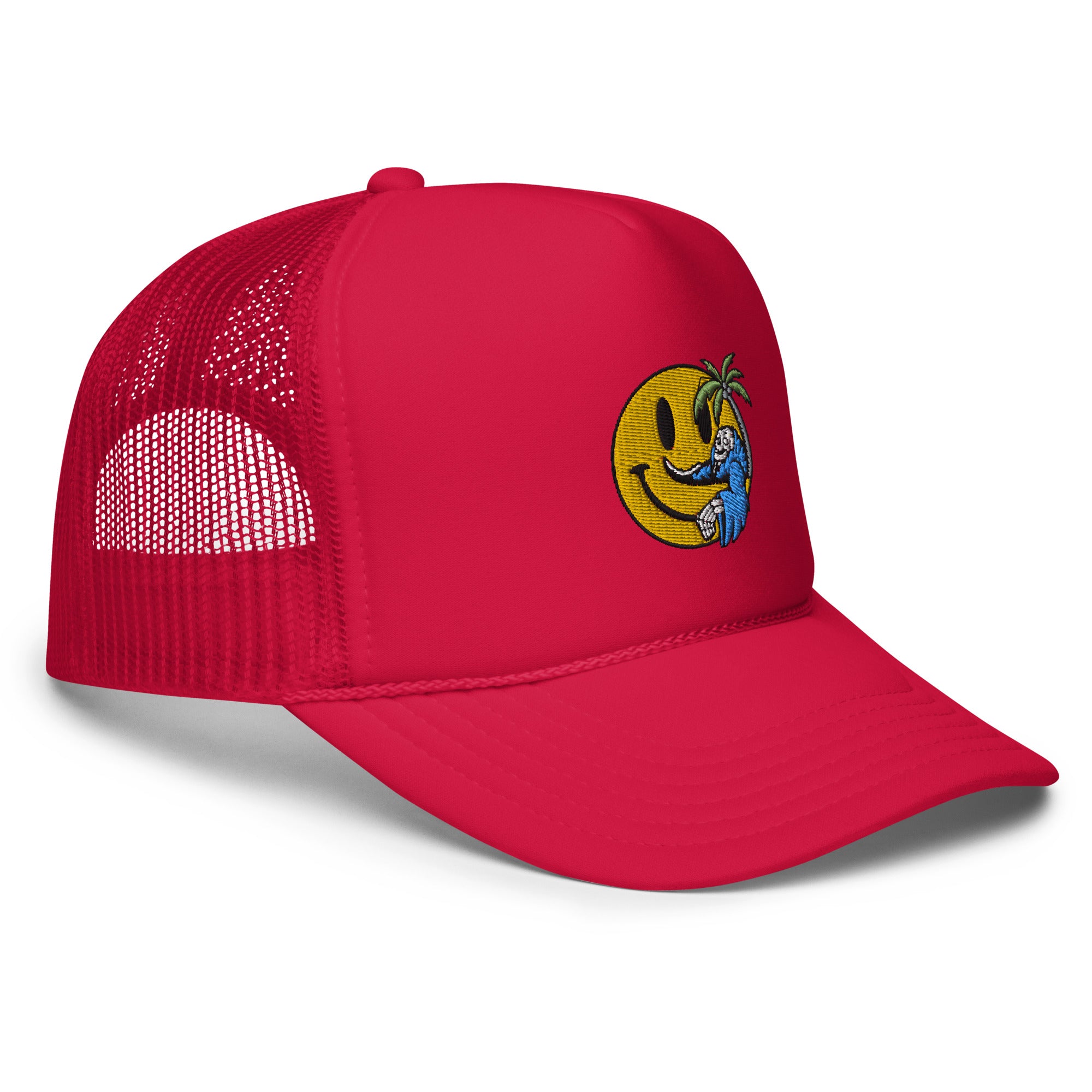 Happy face Foam trucker hat